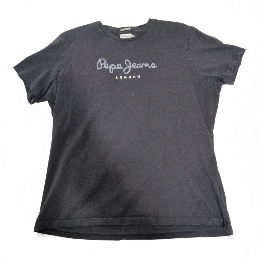 Pepe Jeans London Black Logo Tee -‎ Women's 2X